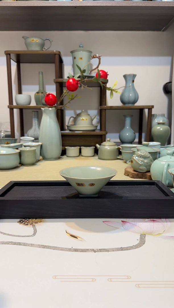 杯子60斗笠杯 仿古釉一级精品 主人杯品茗杯大碗茶*