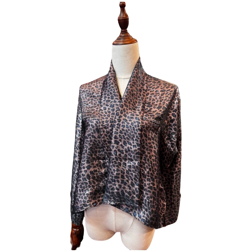 豹纹藏式衬衣 四个色 时尚 百搭