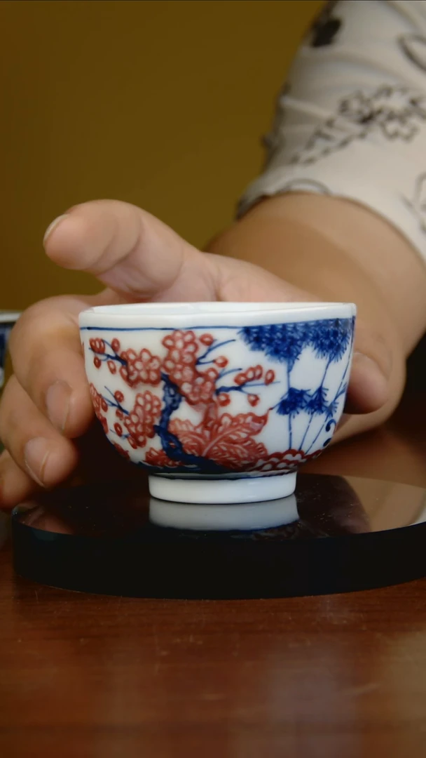 杯手工手绘杯杯很美丽