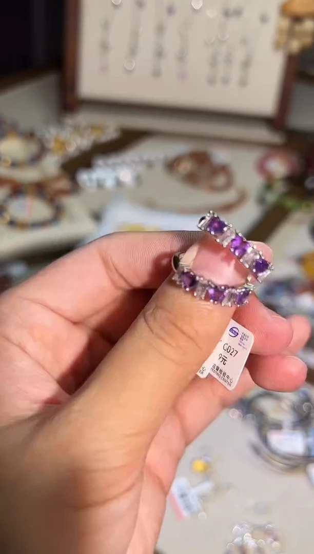 未镶嵌戒指水晶g027多样性发货一件