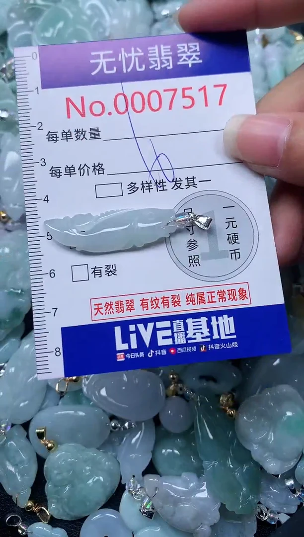 颈饰未镶嵌翡翠7517