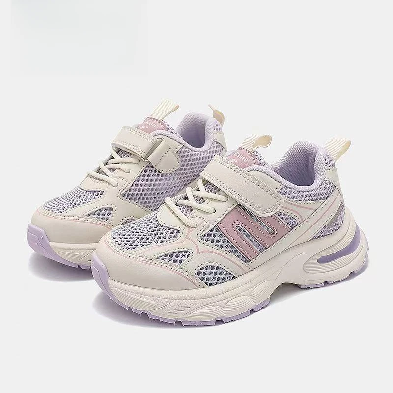 4210童鞋男童夏季单网透气运动鞋儿童软底休闲跑步老爹鞋子女童