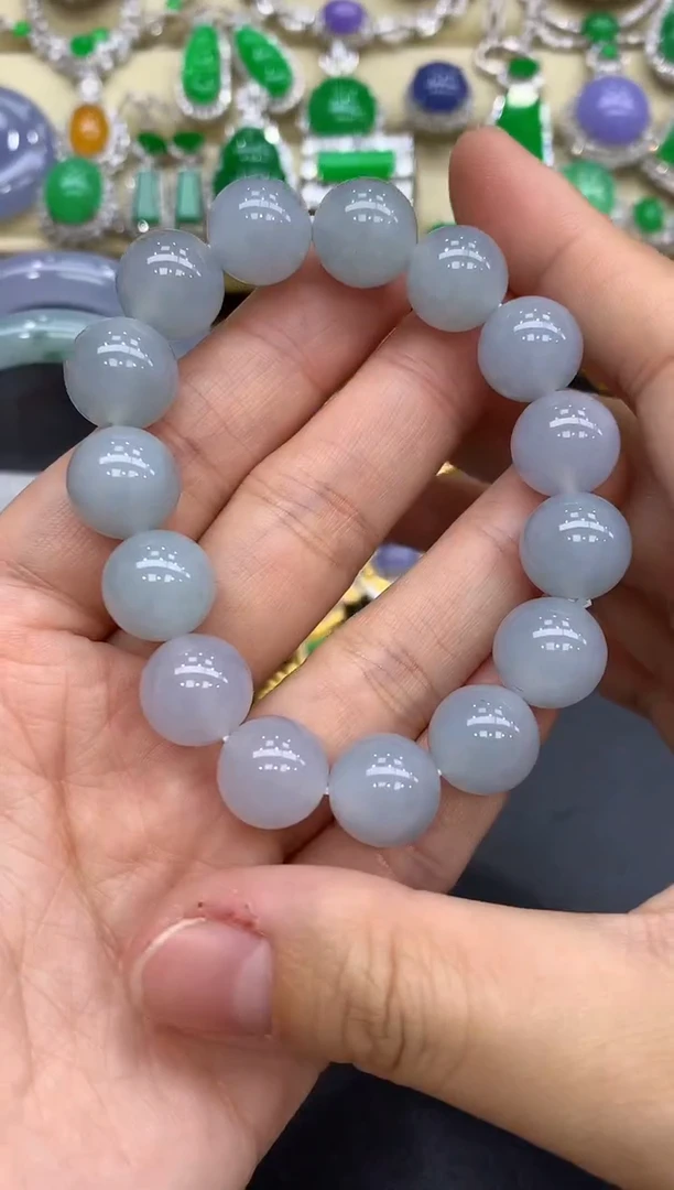 未镶嵌手串翡翠356-中国好珍宝