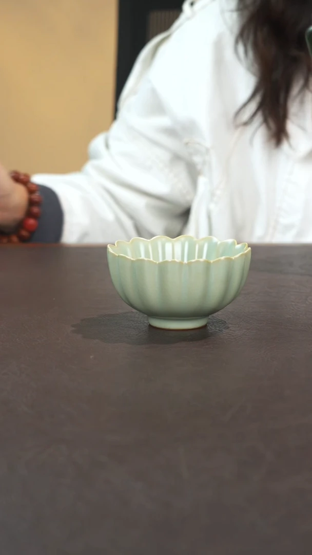 宣宝汝瓷原矿原釉作品微微瑕