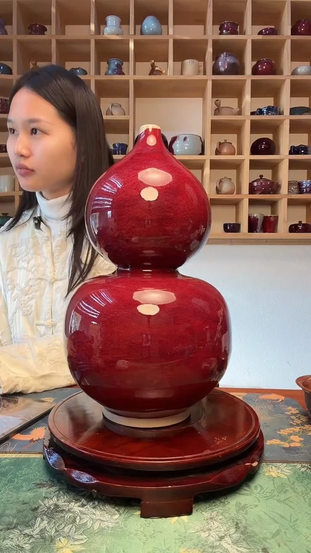 东*杨志钧窑葫芦摆件