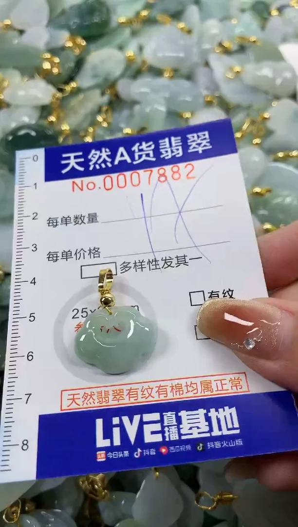颈饰未镶嵌翡翠天然A货翡翠