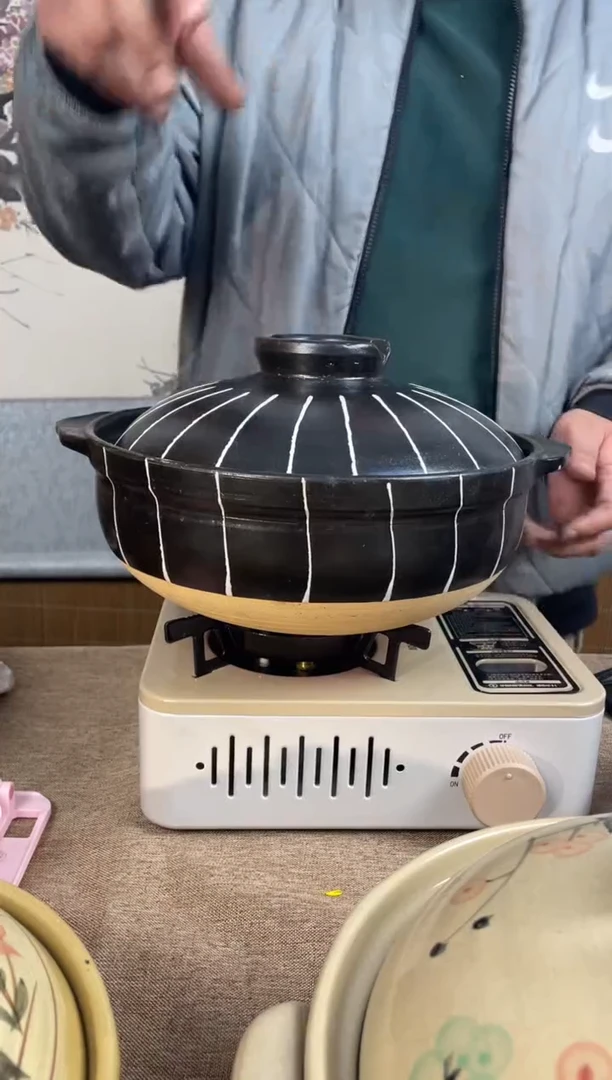 陶土13号链接日式砂锅3升*27高10.5