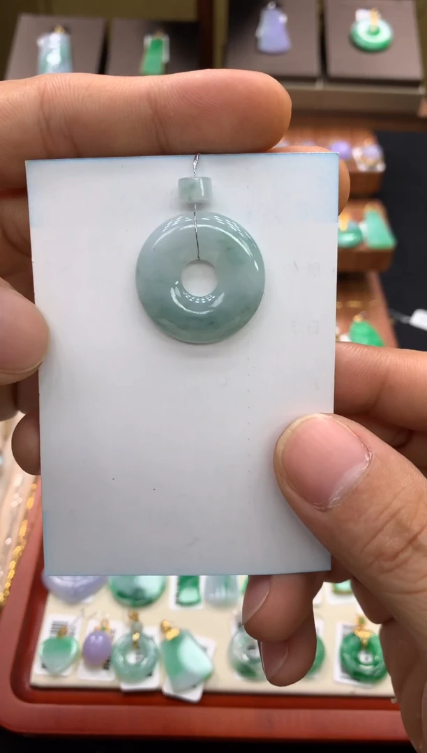 吊坠(不含链)未镶嵌翡翠甜甜圈