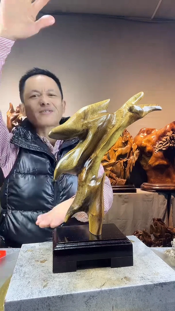 金丝楠精****州小叶桢楠随行摆件14