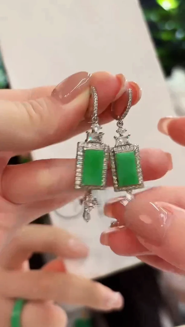 未镶嵌翡翠耳饰 缅甸A货/支持复检/一件