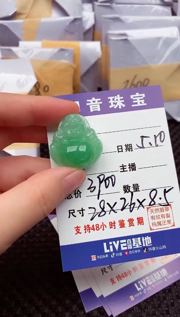 翡翠未镶嵌颈饰纯天然缅甸翡翠A货