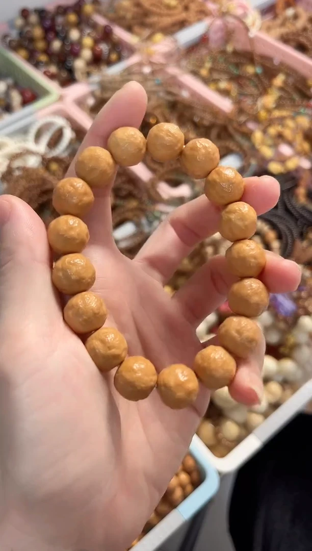 手串菩提根/象牙果猴头砂糖橘手串 13mm 全品