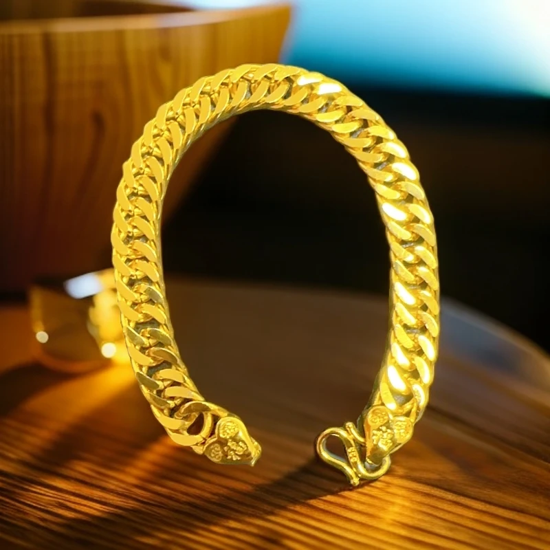 抖音好物 古巴男士手链轻奢经典款