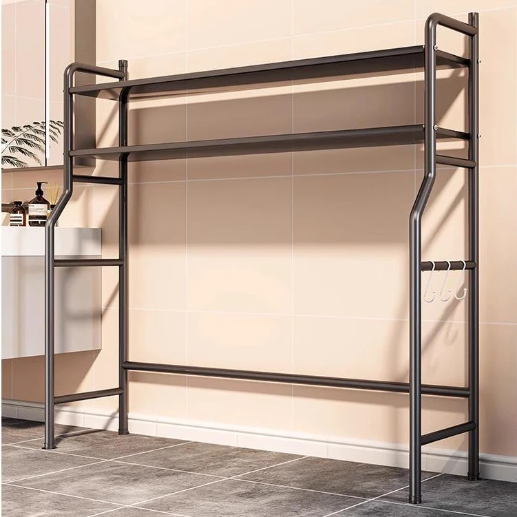 洗衣机收纳架卫生间置物架马桶上方架子厕所落地滚筒收纳架储物架