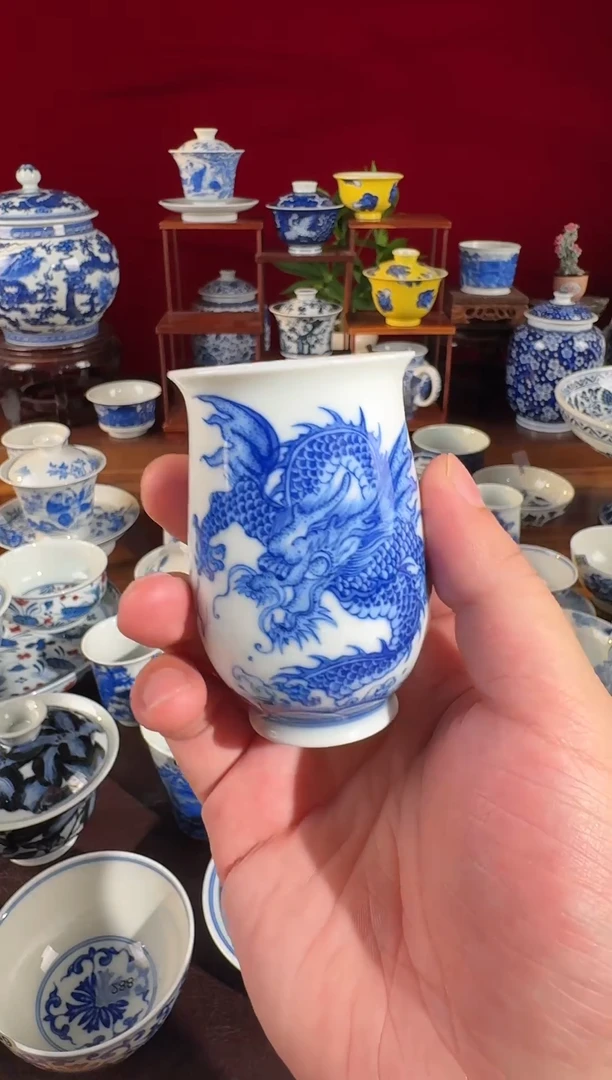 沐*不二说瓷纯手绘杯