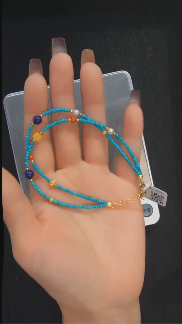 未镶嵌绿松石手链发货一件