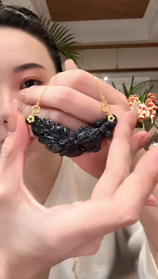 【闪购商品】翡翠颈饰未镶嵌国风