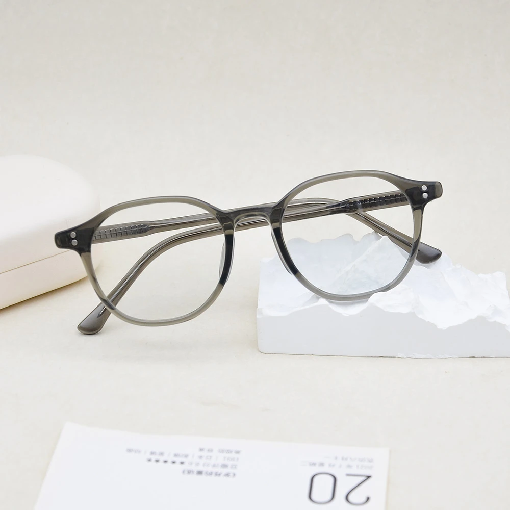 44号-【复古韩版】街拍时尚素颜眼镜框椭圆型小脸高质感眼镜