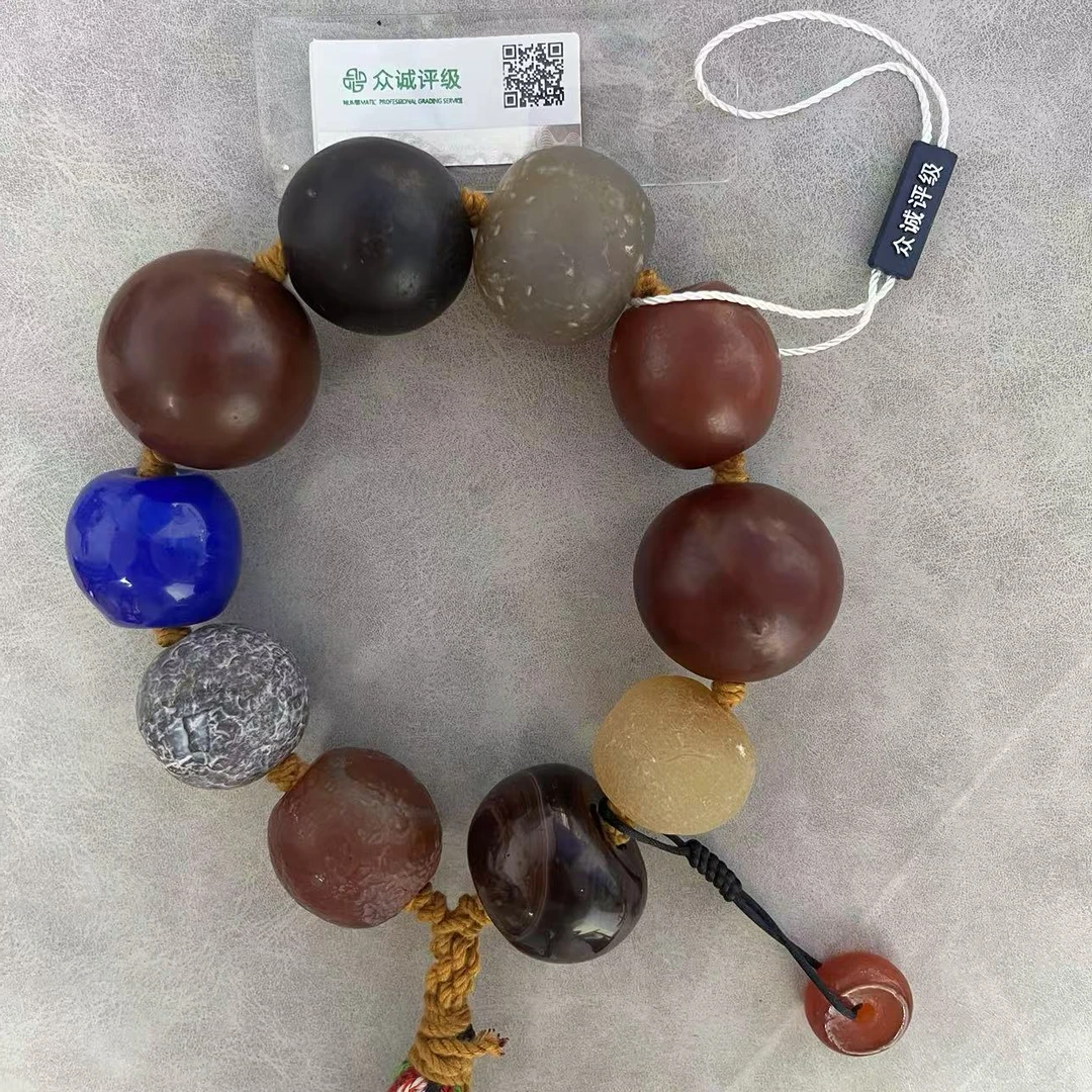 清代 玛瑙多宝大点位 手持 YZ0647［燕赵造物司］