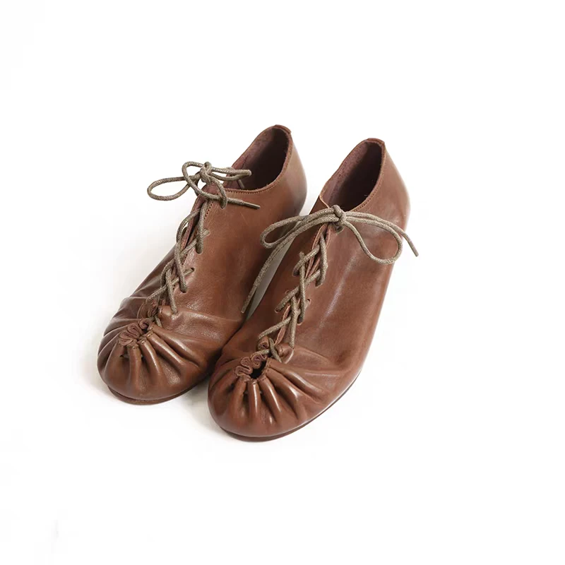 23SSS007左岸迷香猪蹄鞋手工鞋