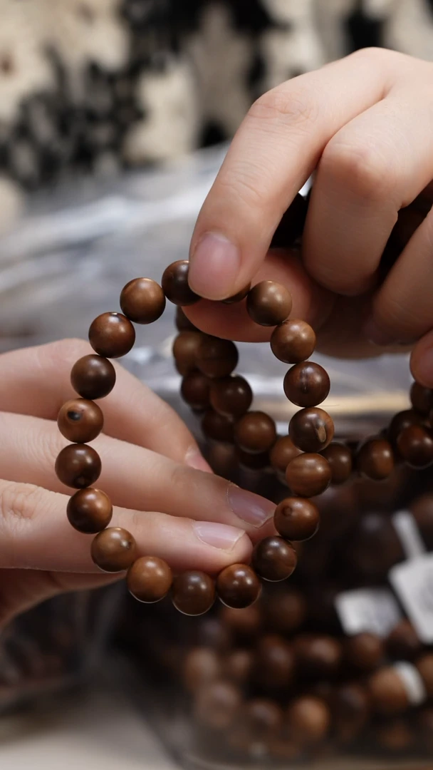 檀香木手串/手链老山檀香1.0圆珠多样式发其一瑕疵