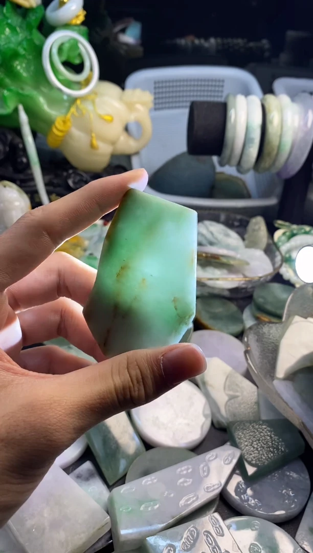 散珠翡翠A货翡翠29