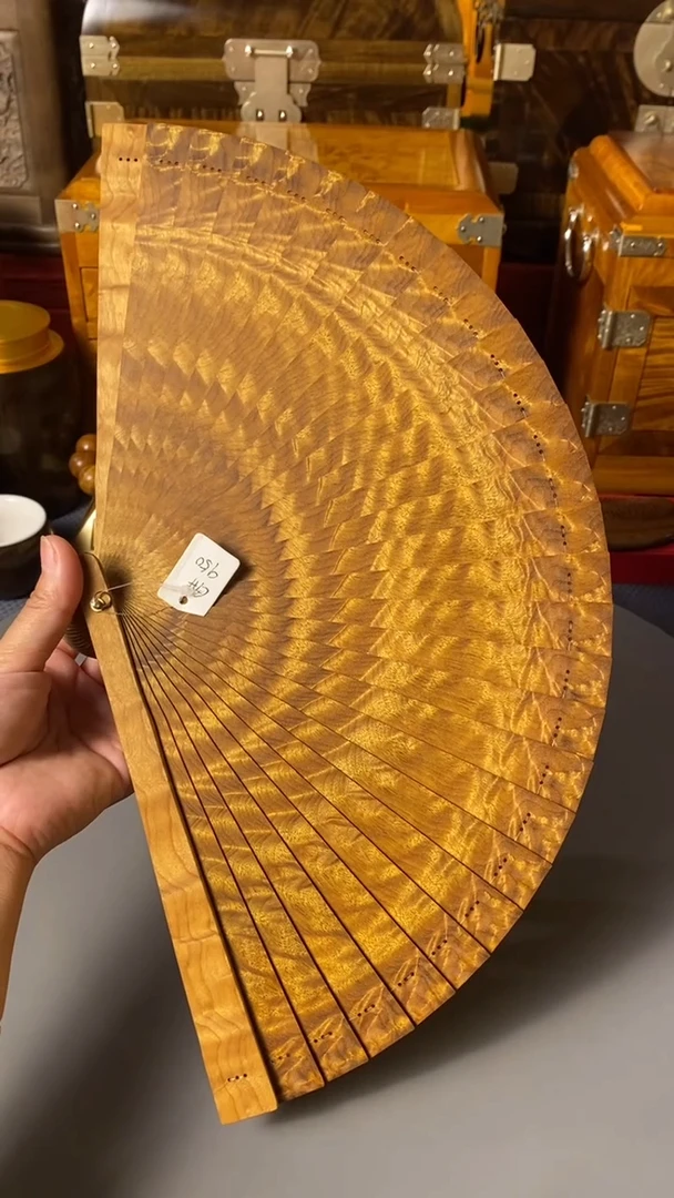 金丝楠小叶桢楠 扇子