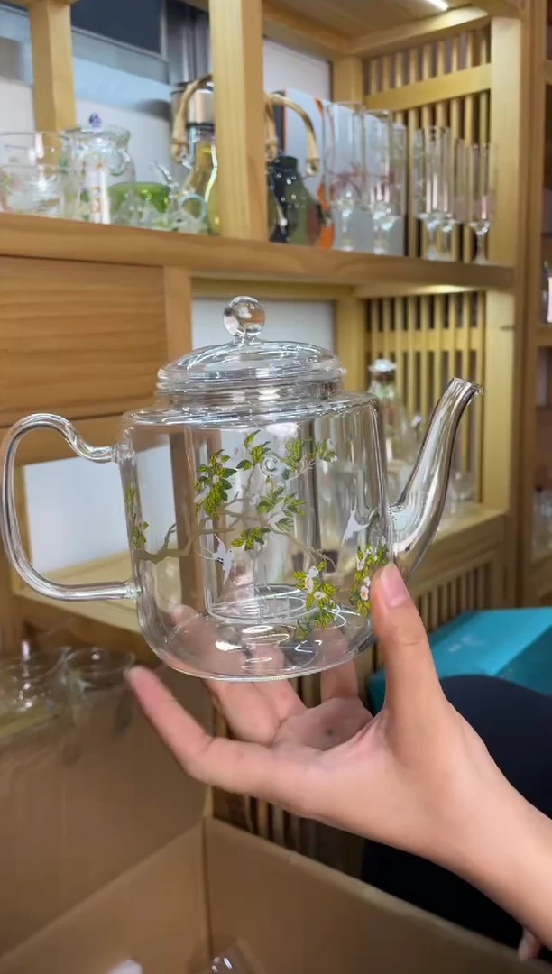 遇器梨花白燕煮茶壶