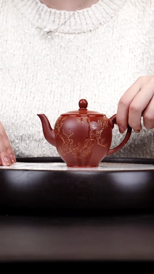 茶壶紫砂悦茗壶紫砂壶             11（红皮龙