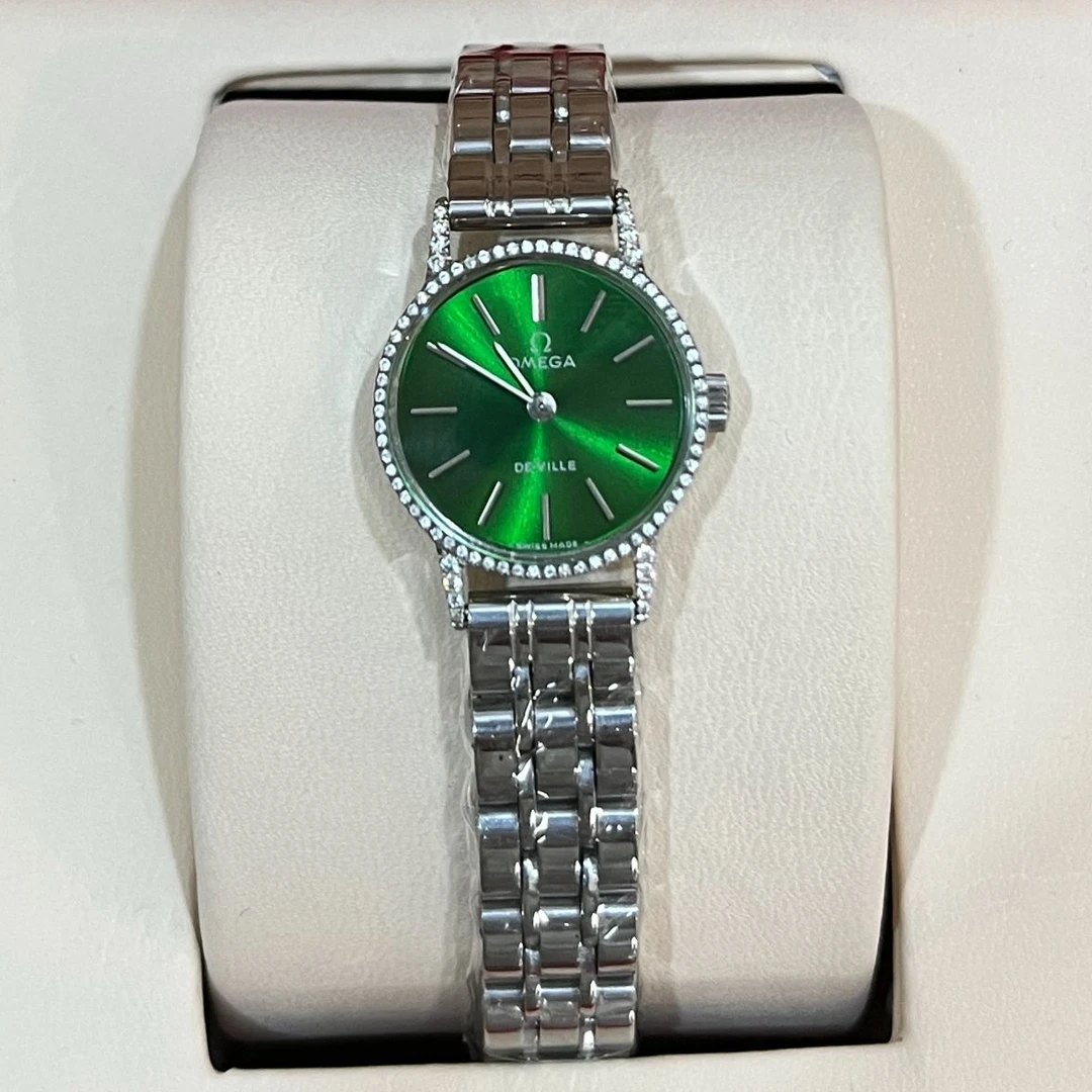 95新 Omega/欧米茄 20mm手动机械JM4656后钻蝶飞瑞士名表凯3