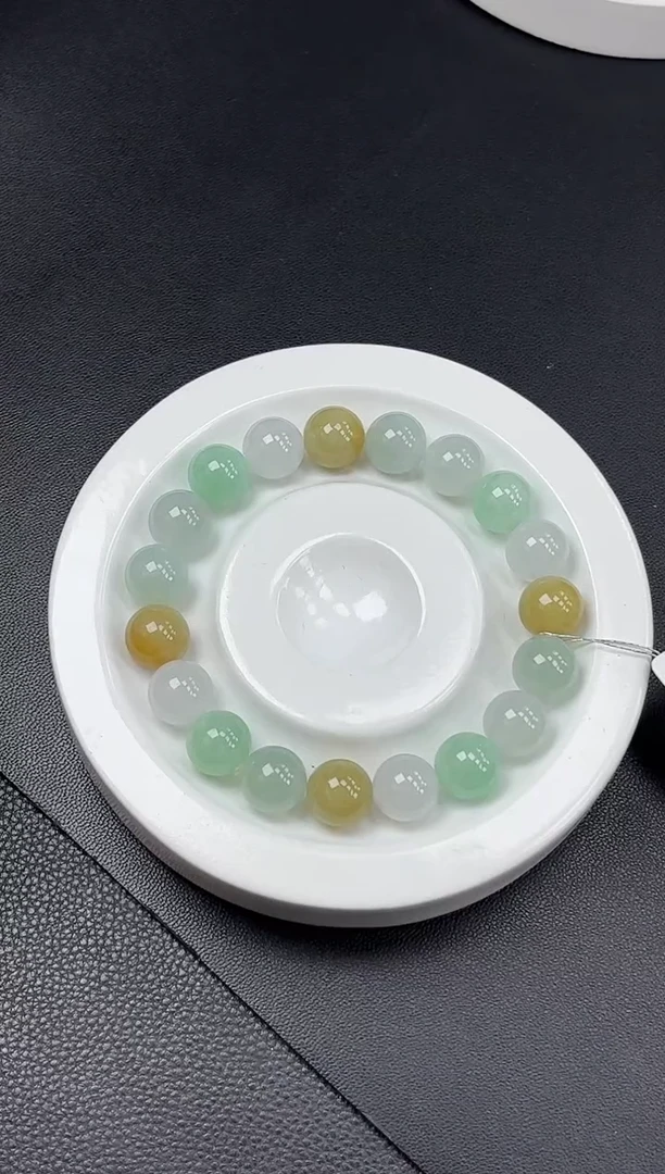 未镶嵌手串翡翠10mm翡翠手串单圈