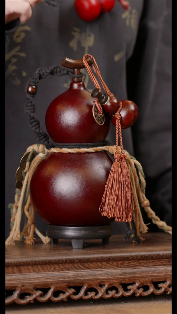 155号精品天然大漆酒葫芦一物一拍~