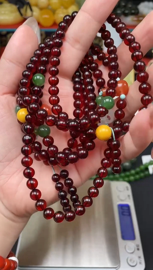 未镶嵌颈饰血珀项链m011 多样性发其一