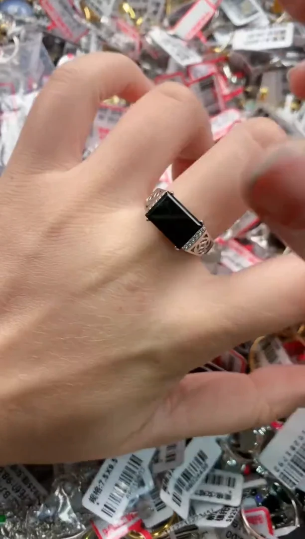 银S925镶嵌戒指翡翠19    4