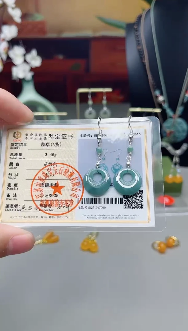 未镶嵌翡翠耳饰X14