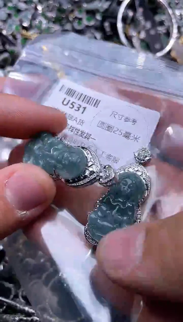 【闪购商品】翡翠颈饰未镶嵌U531多样性发其一