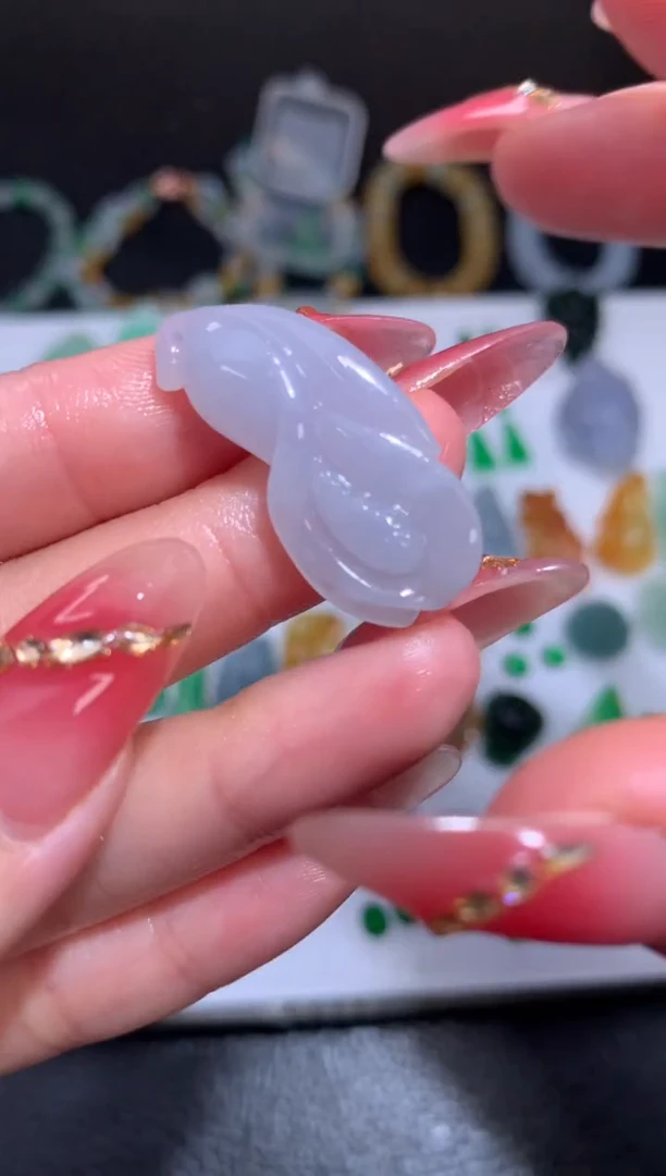 未镶嵌定制翡翠玉兰花