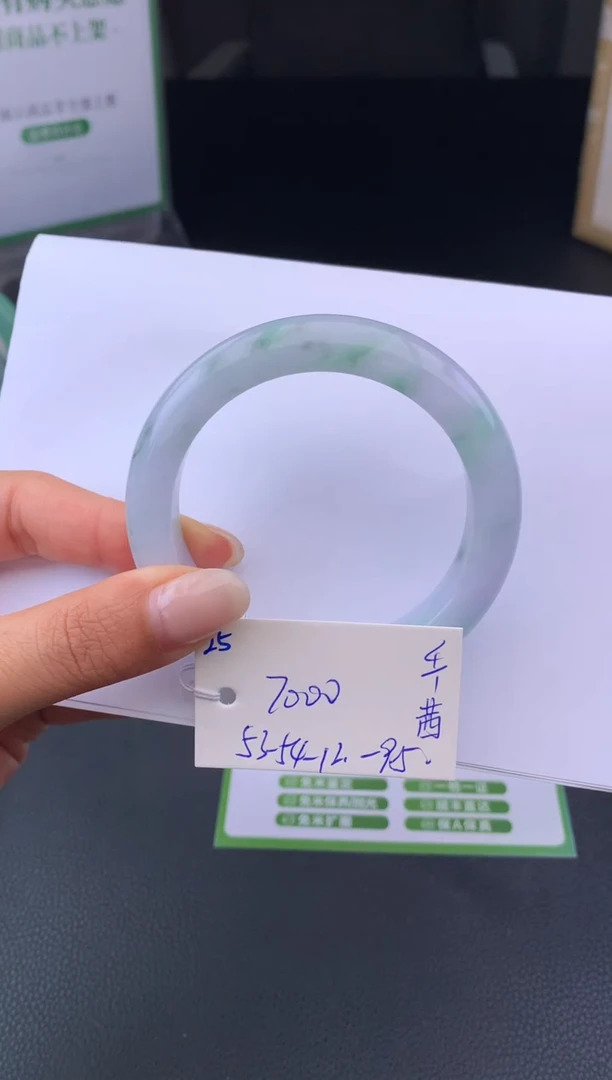 未镶嵌手镯翡翠假一赔三   手镯