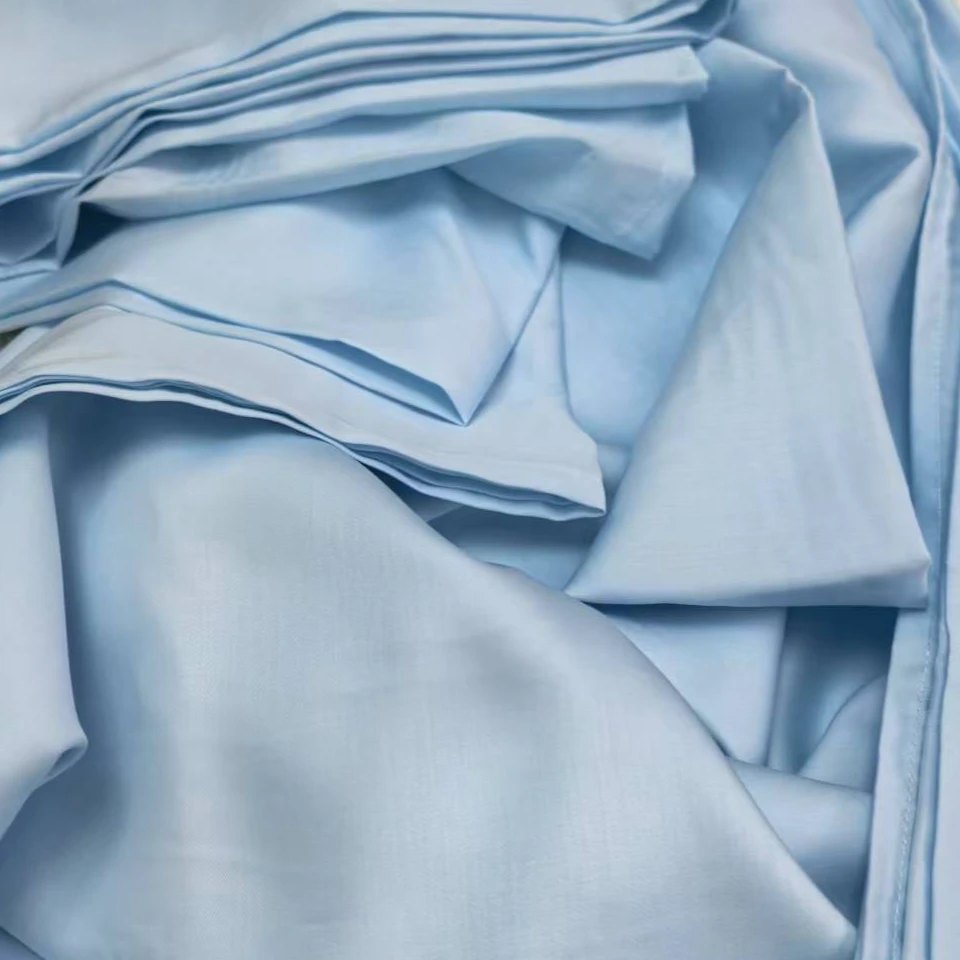 兰精天丝天蓝色床单245*270cm（微微瑕）