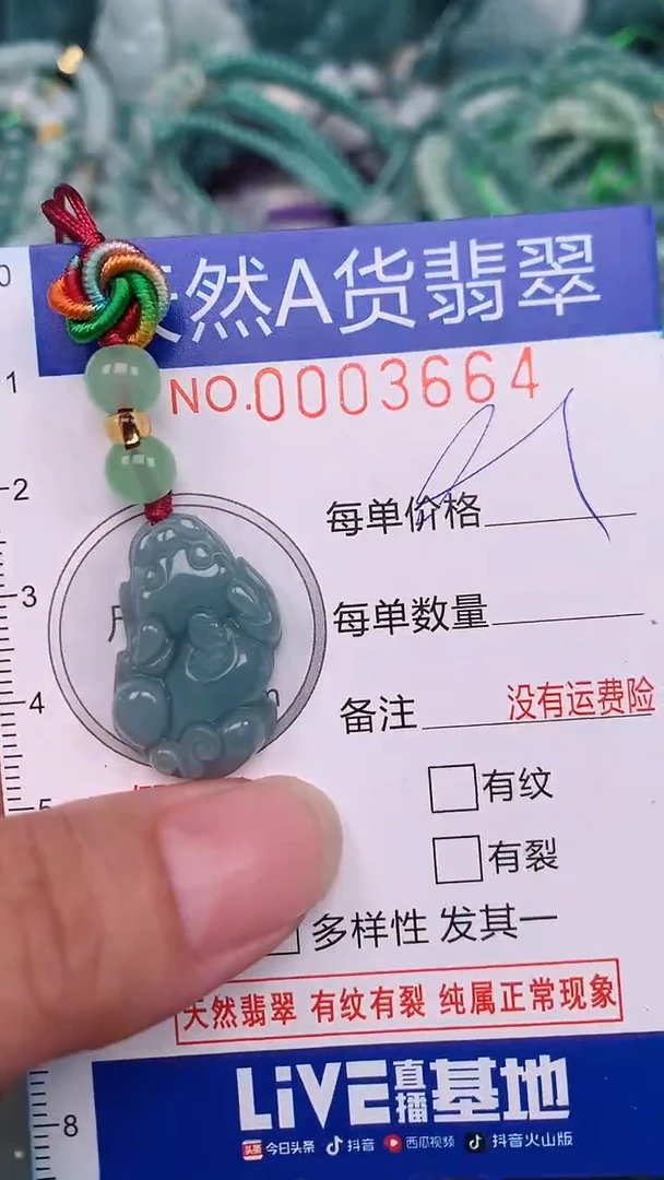 翡翠未镶嵌颈饰...0003664