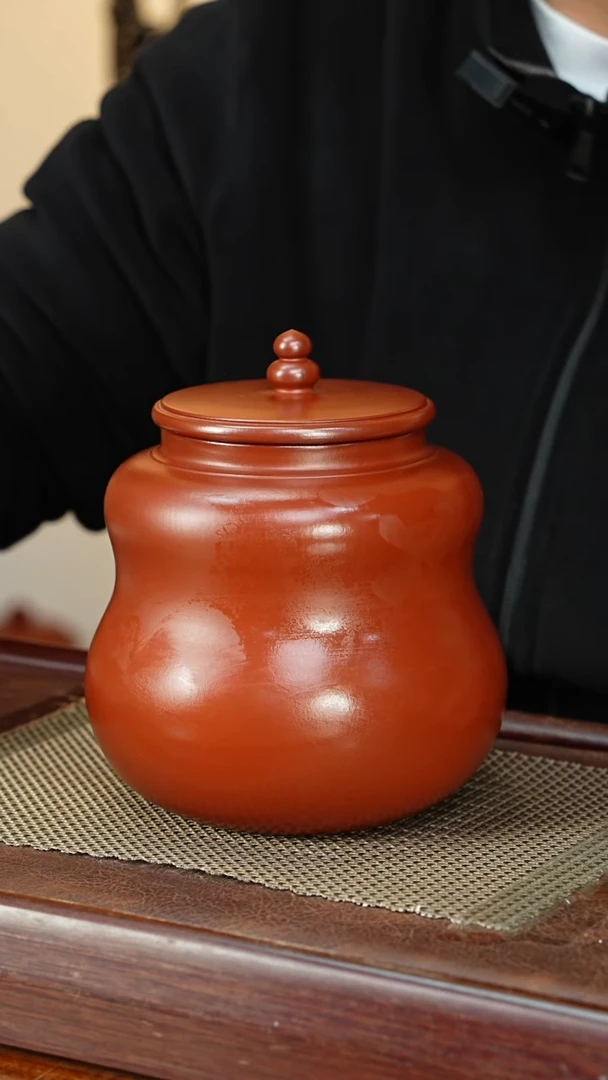 宜兴原矿紫砂茶叶罐