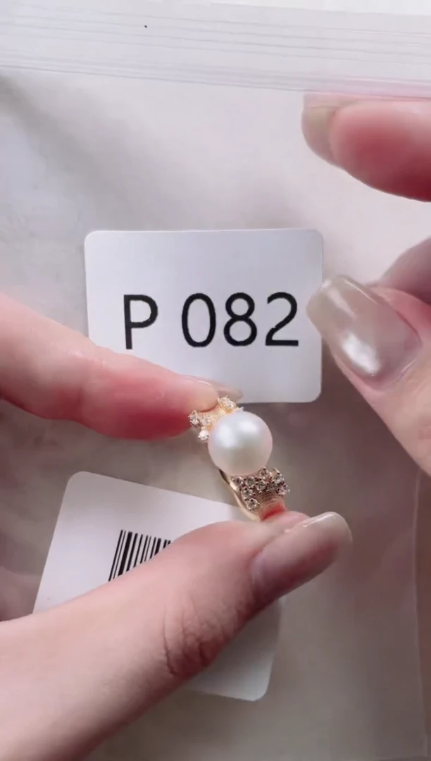 【闪购商品】海水珍珠戒指银S925镶嵌P082