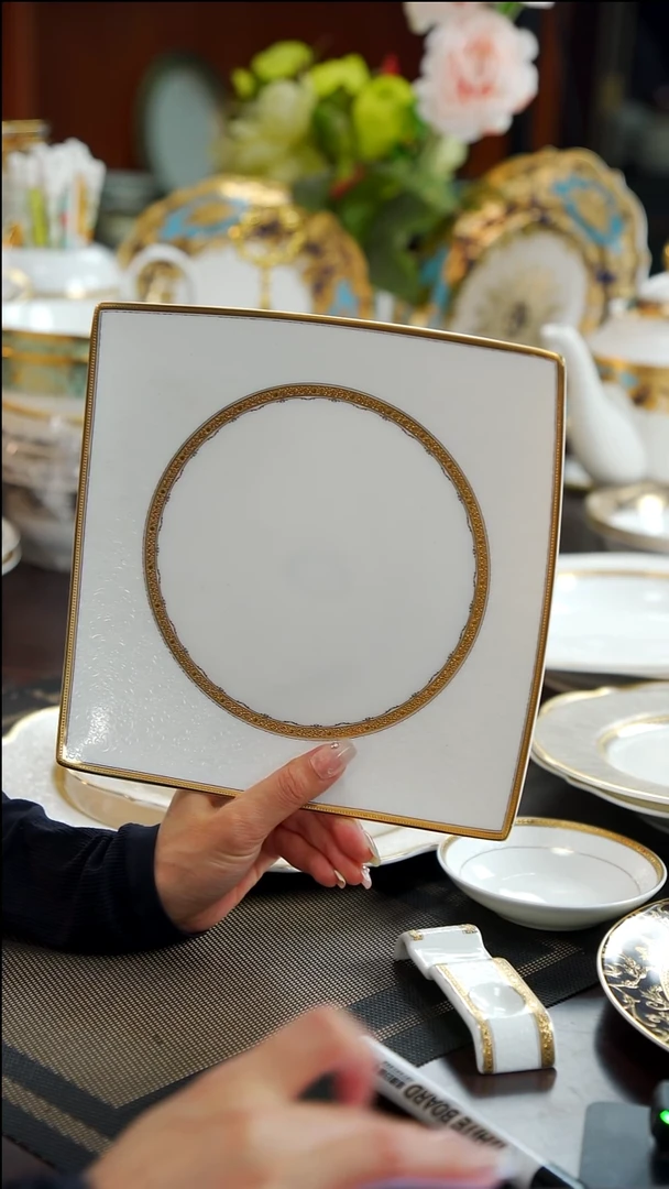 瓷片9英寸平盘 1个 正品