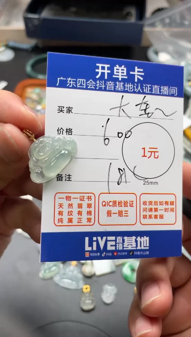 颈饰未镶嵌翡翠?****a挂件