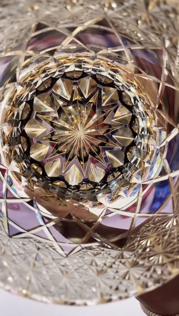 【闪购商品】水晶玻璃无手柄款591紫色深刻微瑕