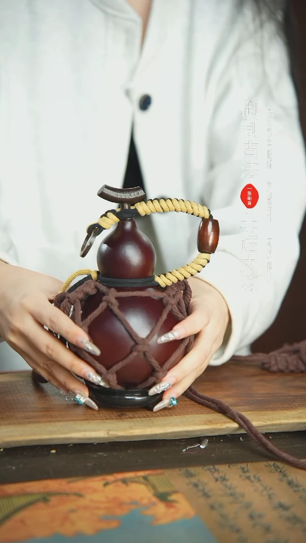 【闪购商品】291号精品大漆酒葫芦防腐防渗装水茶酒