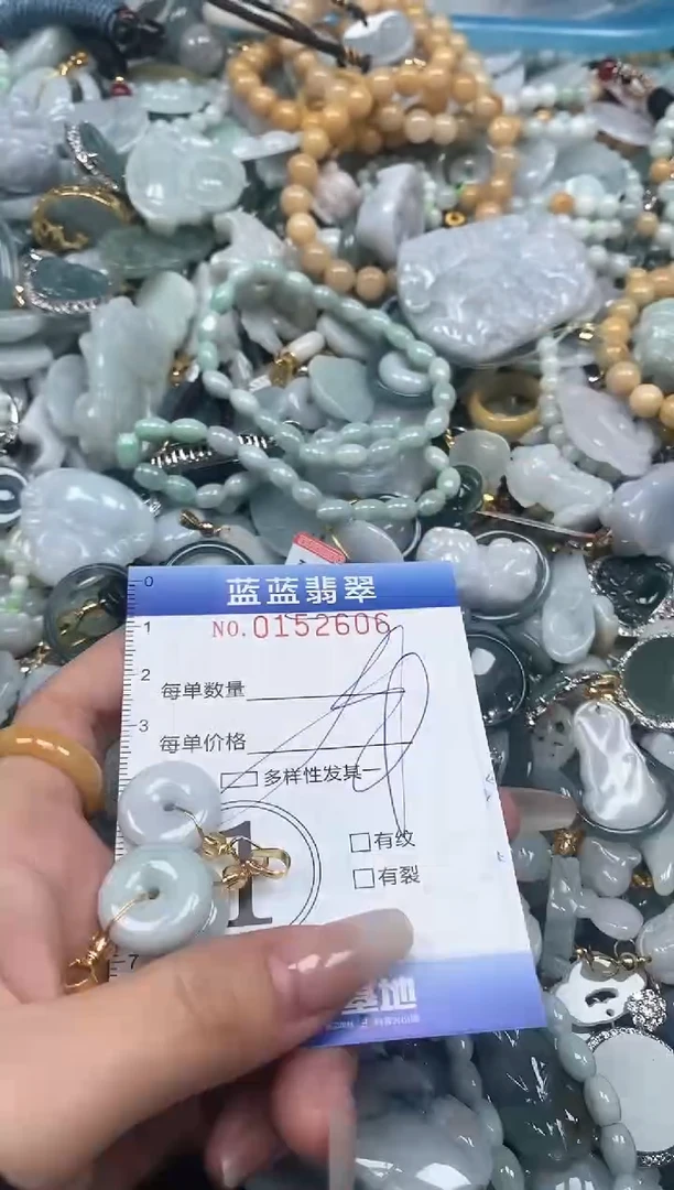 【闪购商品】翡翠颈饰未镶嵌闪购0152609多样性发其一