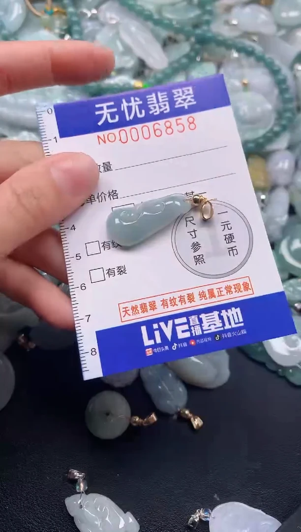 颈饰未镶嵌翡翠6858