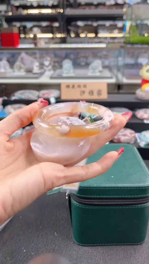 未镶嵌手镯石英质玉58圈口（赠品镯心）6507824