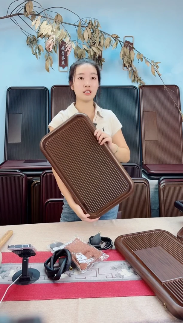 大海黄色款式茶盘50*30*4